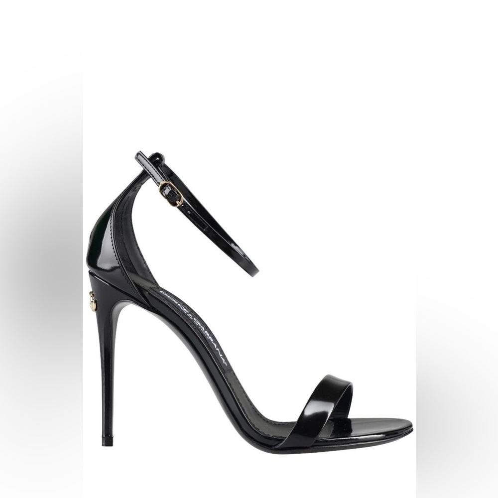 Dolce & Gabbana Logo Plaque High Heel Sandals